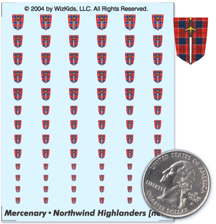 Battletech - Decals - Mercenary - Northwind Highlanders (New)