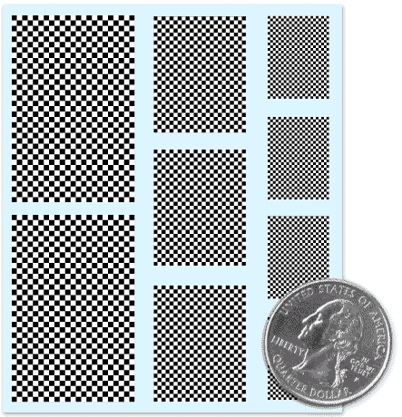 Battletech - Decals - Accessories - Checkers - Black & White Checkers