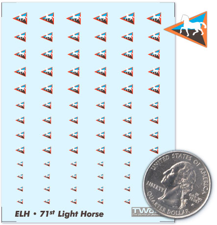 Battletech - Decals - Inner Sphere - Star League Defense Forces - Eridani Light Horse - 71st Light Horse Regiment