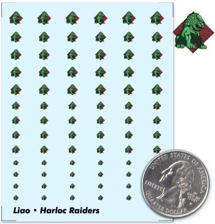 Battletech - Decals - Inner Sphere - House Liao - Harloc Raiders