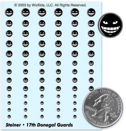 Battletech - Decals - Inner Sphere - Steiner - 17th Donegal Guards