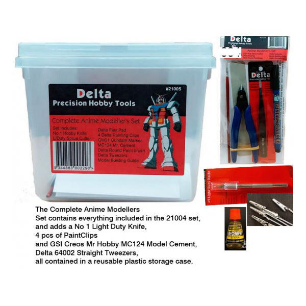 Delta - 21005 - Complete Anime Modellers Tool Set