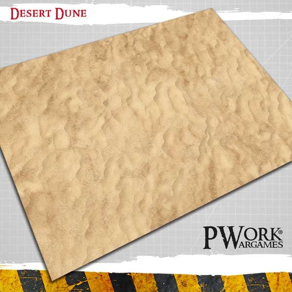 PWork - Desert Dune - Wargames Terrain Mat - 22X30"