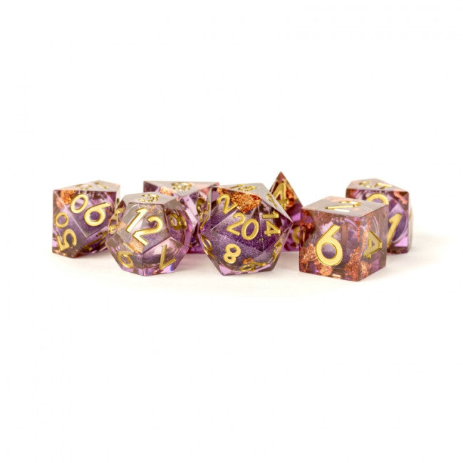 Fanroll: MDG 16mm Polyhedral Dice Set: Liquid Core Aether Abstract