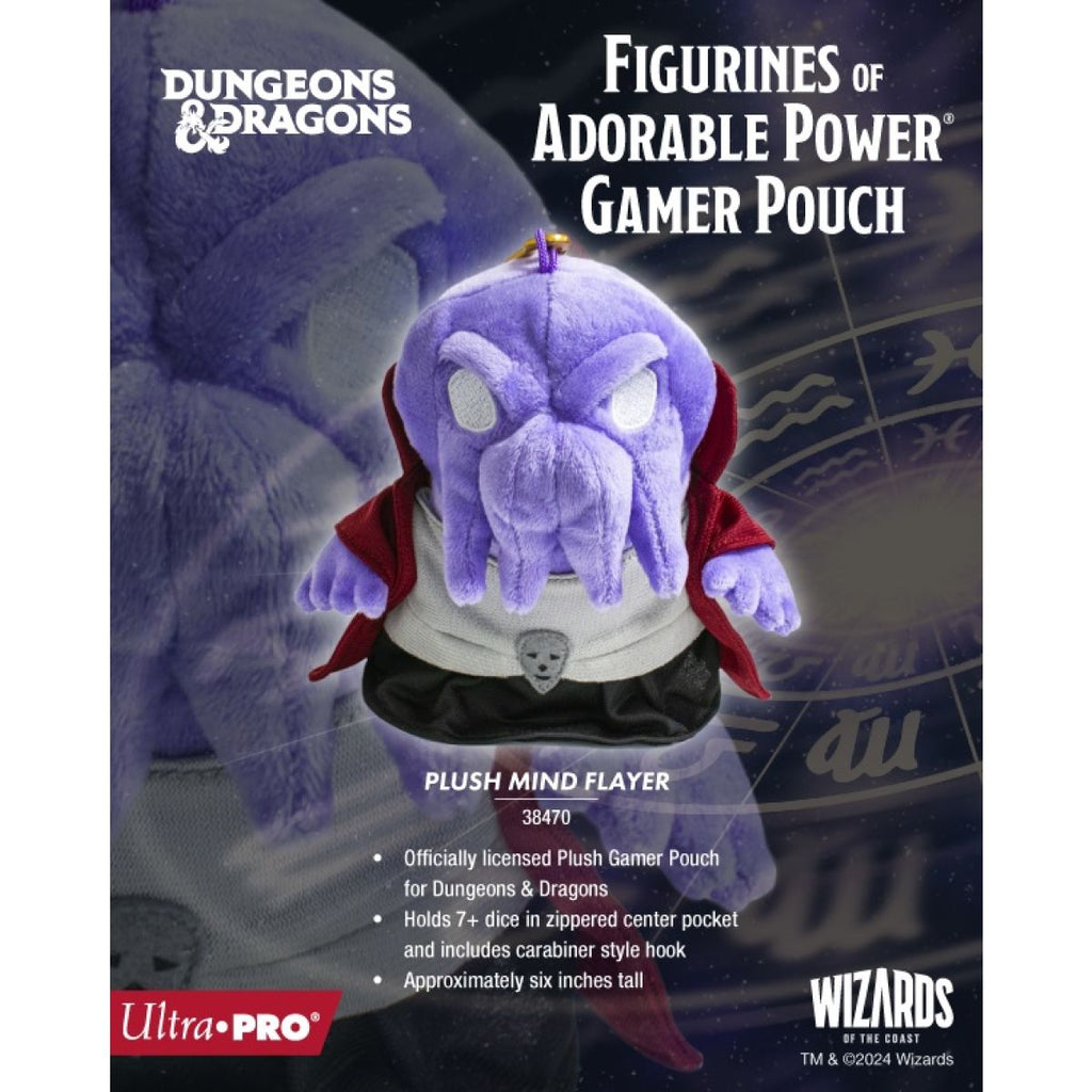 Ultra Pro: Figurines of Adorable Plush Mind Flayer Gamer Pouch for Dungeons & Dragons