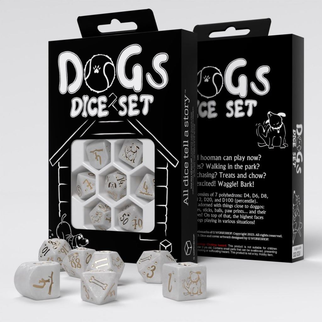 Q Workshop - Dog Dice Set - Charlie Dice Set 7