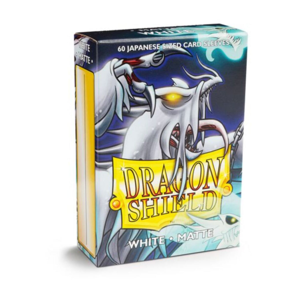 Dragon Shield - Sleeves - Japanese Size - Box 60 - Matte – White