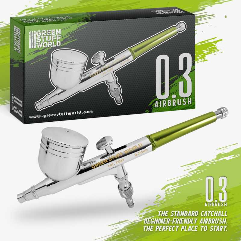 Green Stuff World - 1395 - Dual-action Airbrush 0.3 mm