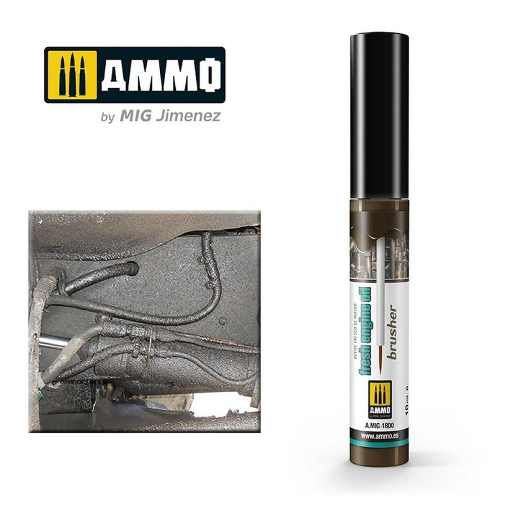 Ammo by MIG - 1800 - Effects Brusher - Fresh Engine Oil 10ml