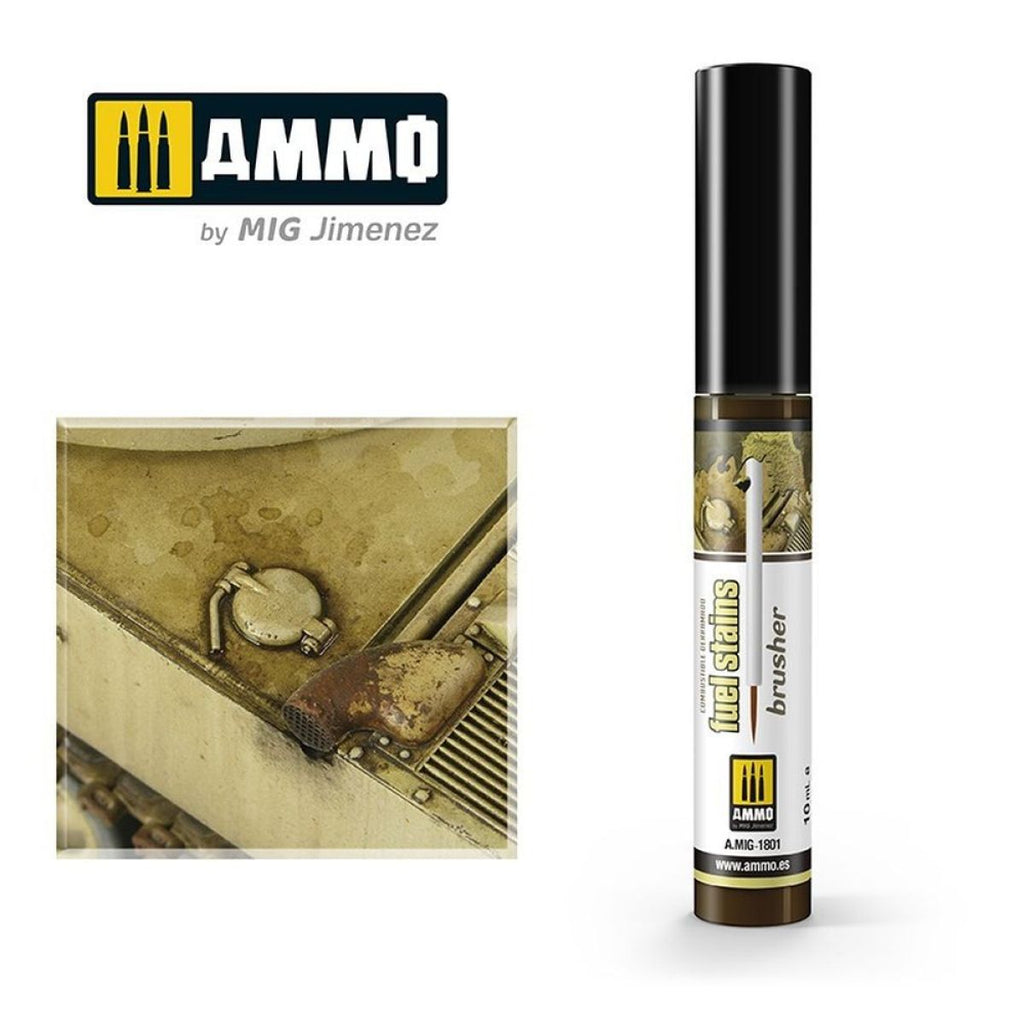 Ammo by MIG - 1801 - Effects Brusher - Fuel Stains 10ml