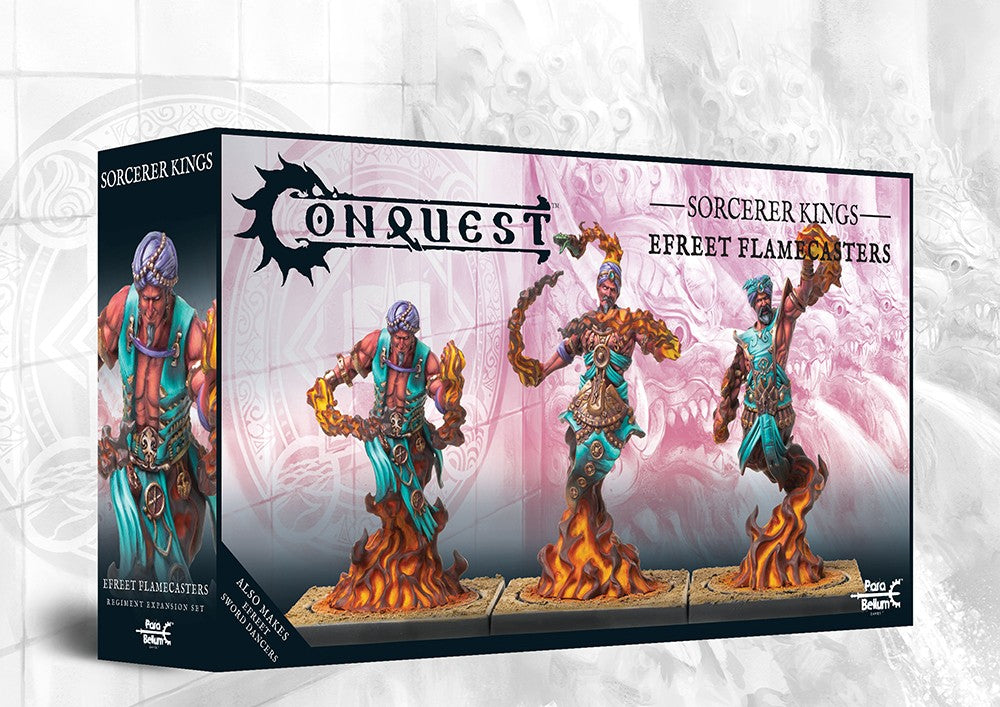 Conquest: Sorcerer Kings - Efreet Flamecasters (Dual kit)