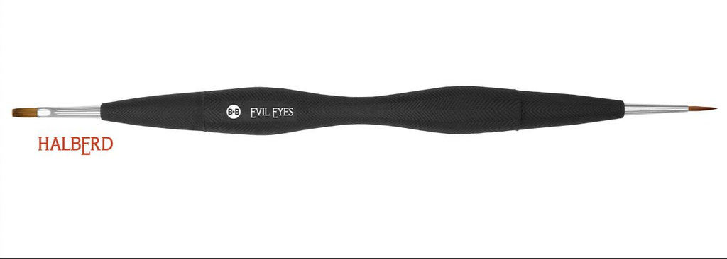 Evil Eyes - Halberd double Head Miniature Brush