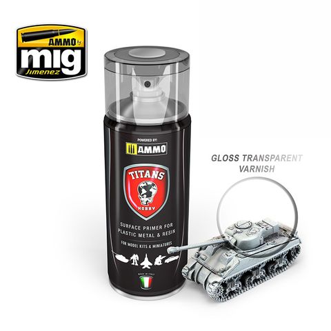 Ammo - AMIGTTH114 - Transparent Varnish Gloss 400ml Spray
