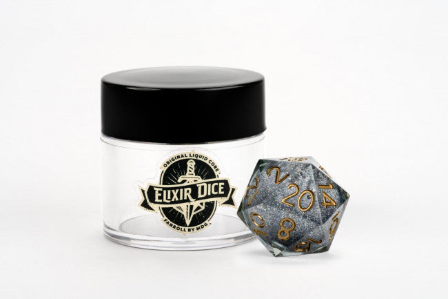 Fanroll: MDG Individual d20 Dice: Liquid Core Vanishing Oil