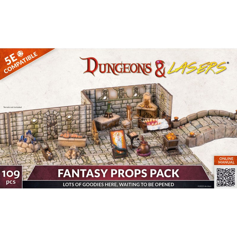 Dungeons and Lasers Fantasy Props Pack