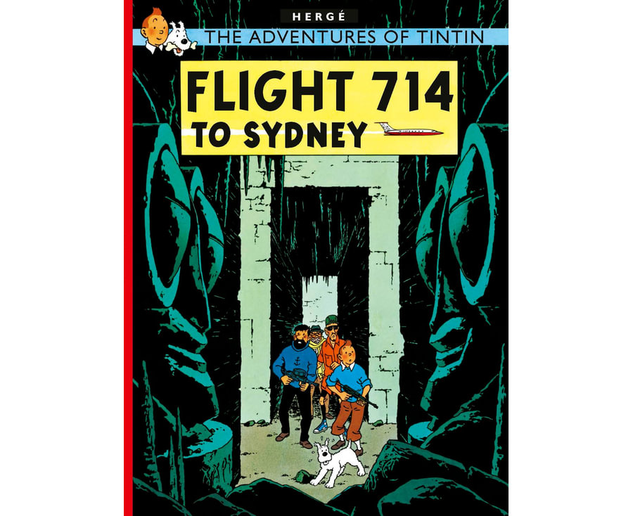 The Adventures of Tintin Series : Flight 714 to Sydney - Book 22