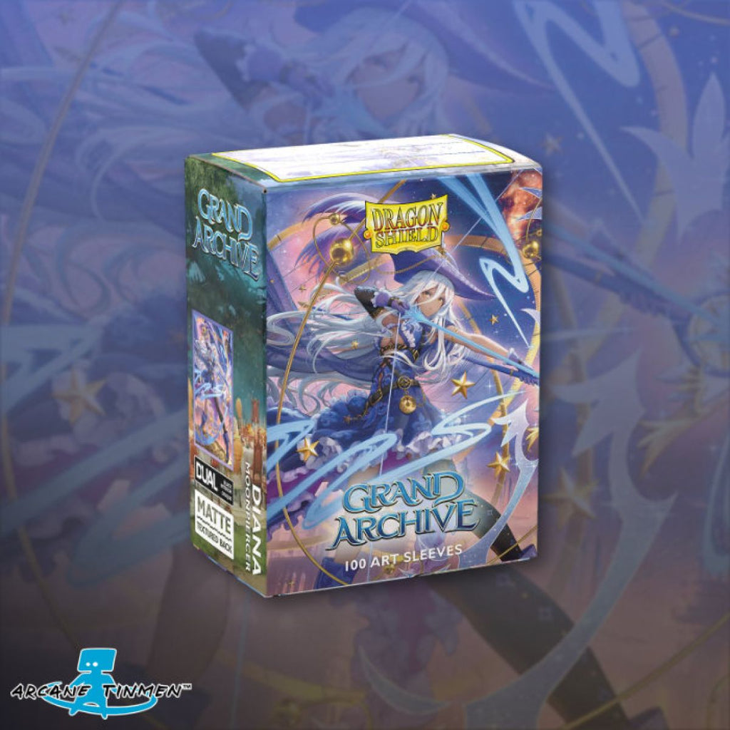 Dragon Shield: Sleeves – Matte Dual Art – Grand Archive: Diana, Moonpiercer
