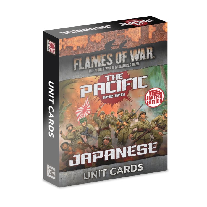 Flames of War - FW258JU - The Pacific: Japanese Unit Cards