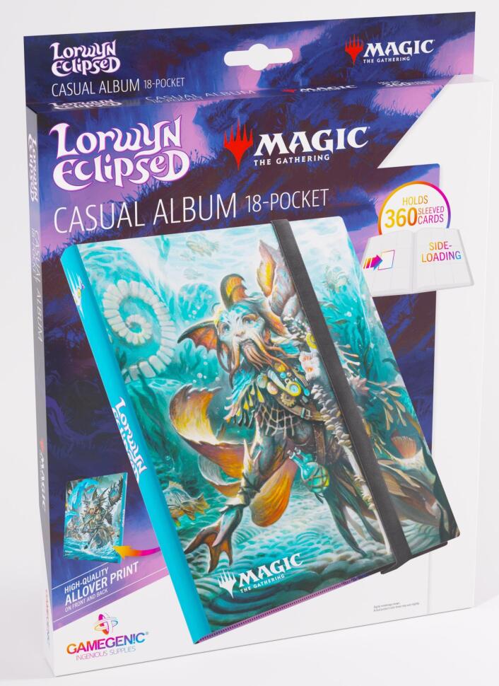 Gamegenic - Magic The Gathering Lorwyn Eclipsed Casual Album 18-Pocket - Sygg, Wanderwine Wisdom/Sygg, Wanderbrine Shield