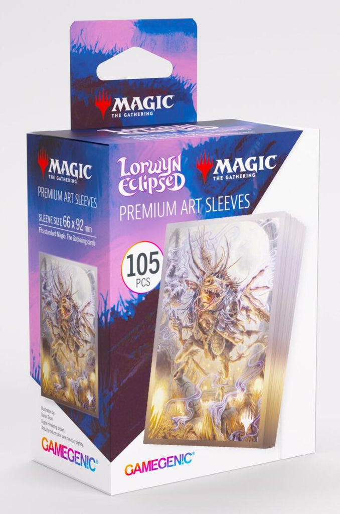 Gamegenic - Magic The Gathering Lorwyn Eclipsed Premium Art Sleeves - Auntie Ool, Cursewretch (66mm x 92mm) (105 Sleeves Per Pack)