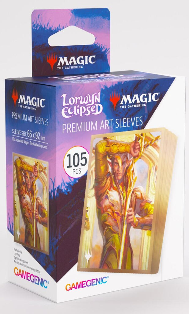 Gamegenic - Magic The Gathering Lorwyn Eclipsed Premium Art Sleeves - Morcants Loyalist (66mm x 92mm) (105 Sleeves Per Pack)