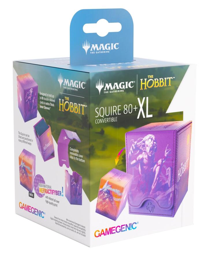 Gamegenic Magic The Gathering The Hobbit Squire 80+ XL - Gollum, Riddle Master/The Lonely Mountain