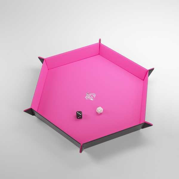 Gamegenic Magnetic Dice Tray PInk/Black