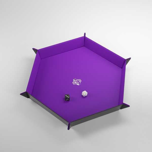 Gamegenic Magnetic Dice Tray Purple/Black