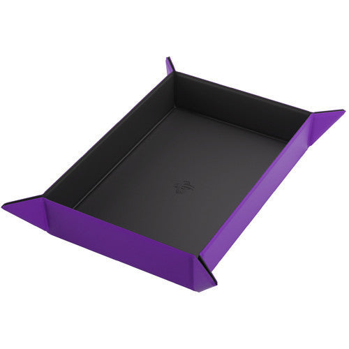 Gamegenic Rectangular Magnetic Dice Tray Purple/Black