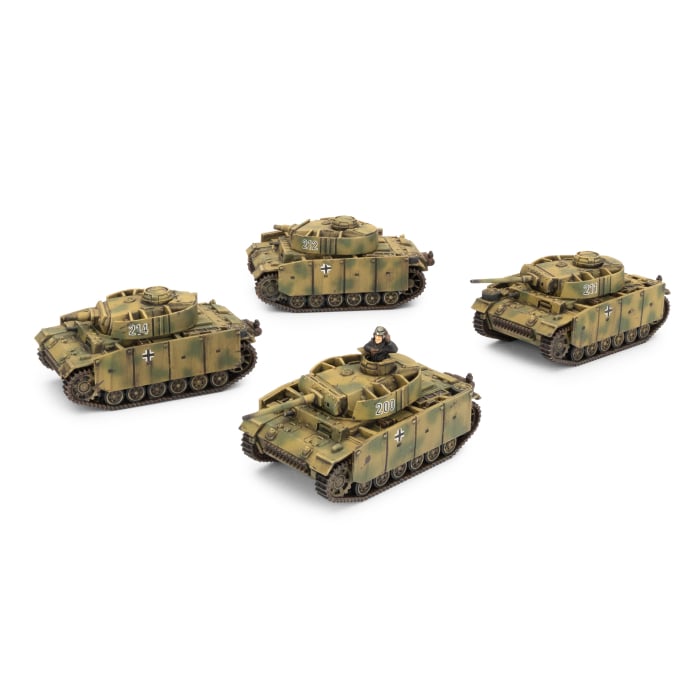 Flames of War - GBX195 - Germans: Panzer III Tank Platoon (x4 Plastic)