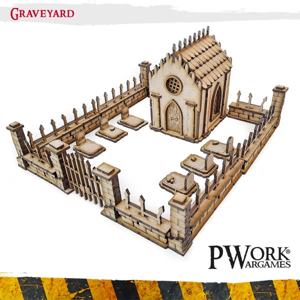 PWork - Graveyard - MDF Terrain Scenery