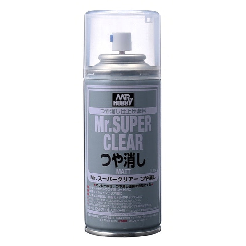 Mr Hobby - B514 - Mr Super Clear Flat Spray - 170ml