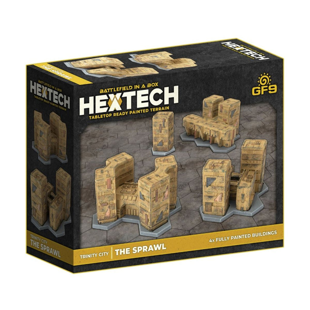 Battlefield in a Box - HEXT28 - Hextech Terrain: The Sprawl