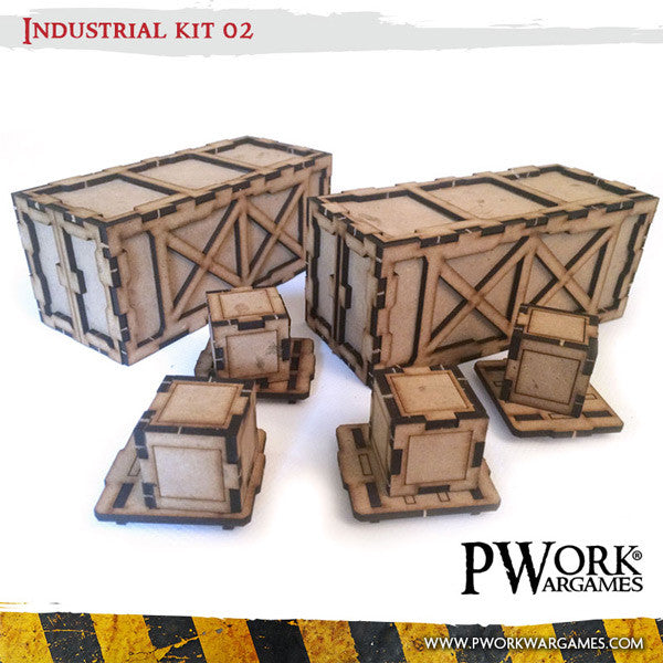 PWork - Industrial 02 - MDF Terrain Scenery