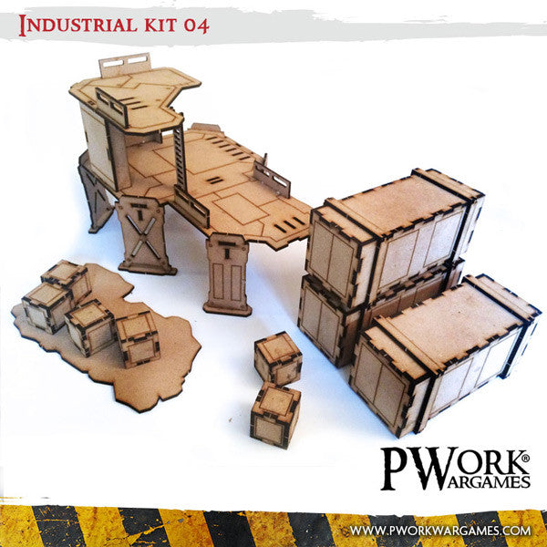 PWork - Industrial 04 - MDF Terrain Scenery