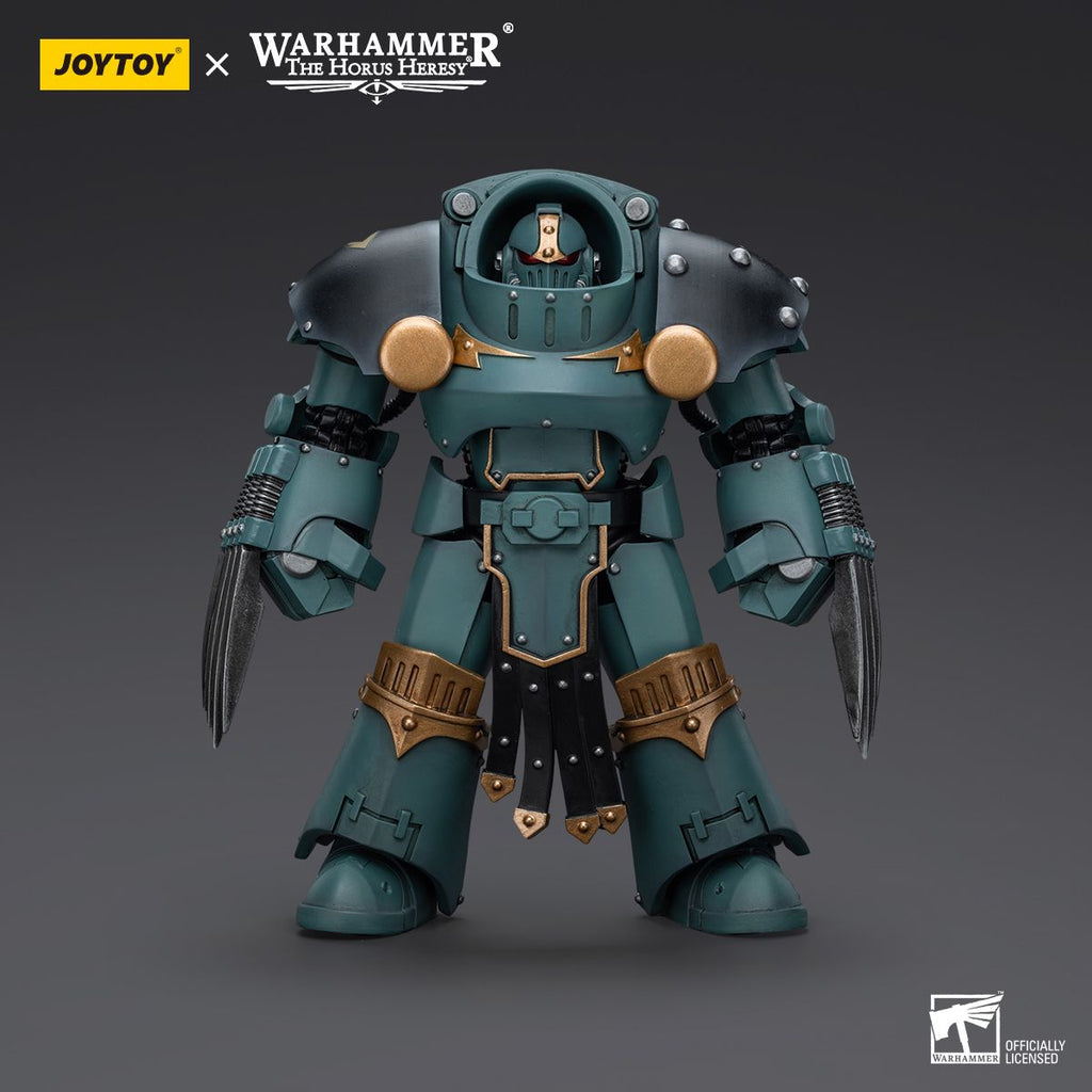 JoyToy Warhammer Collectibles: 1/18 Scale Sons Of Horus Tartaros Terminator Squad Terminator With Claw