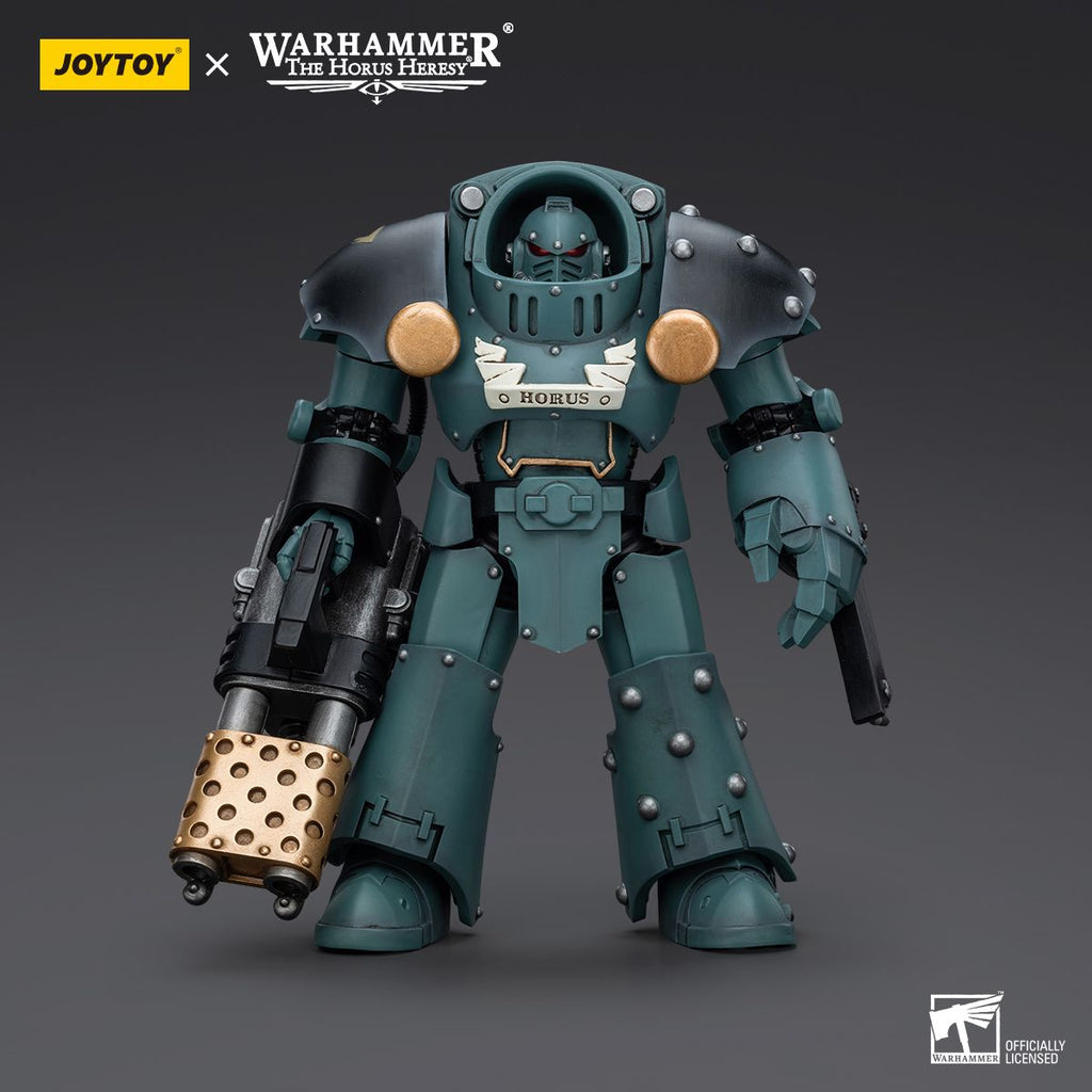 JoyToy Warhammer Collectibles: 1/18 Scale Sons Of Horus Tartaros Terminator Squad Terminator & Heavy Flamer
