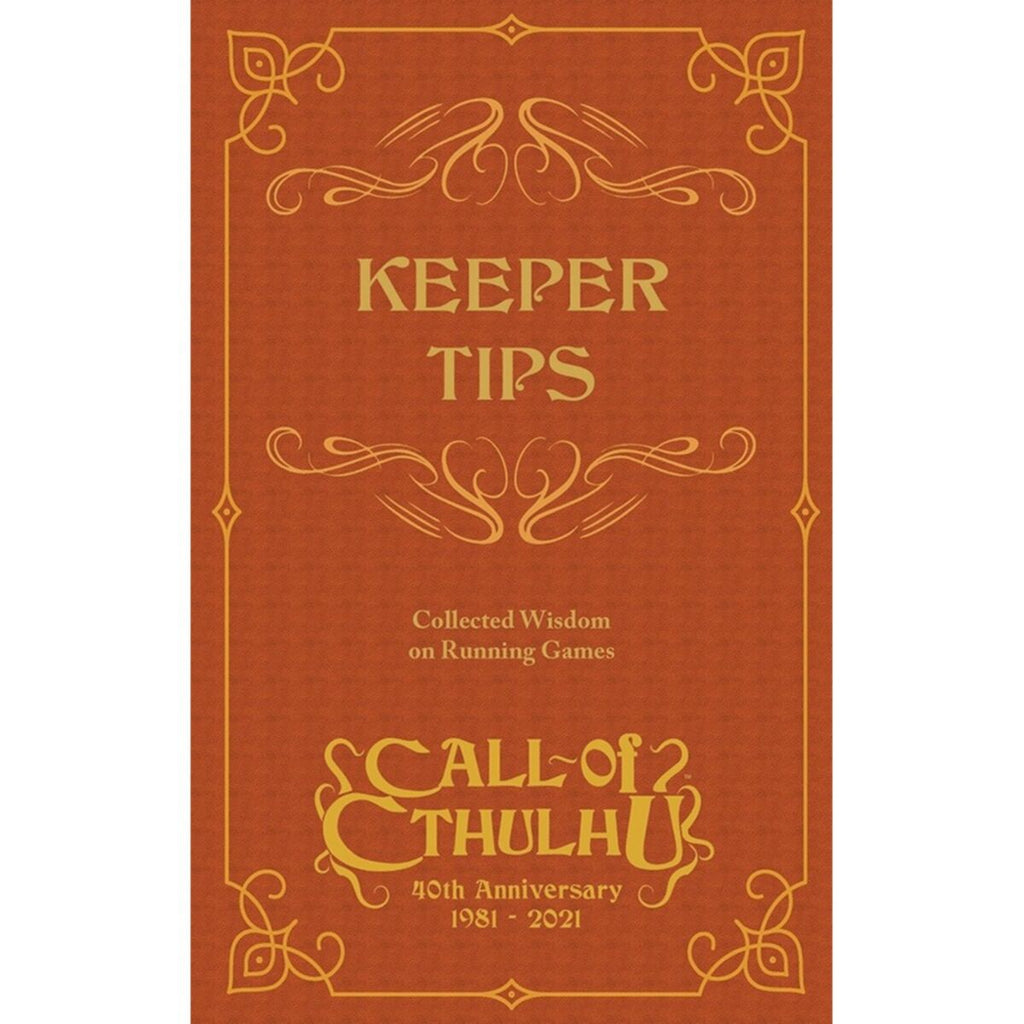 Call of Cthulhu RPG - Keeper Tips Book