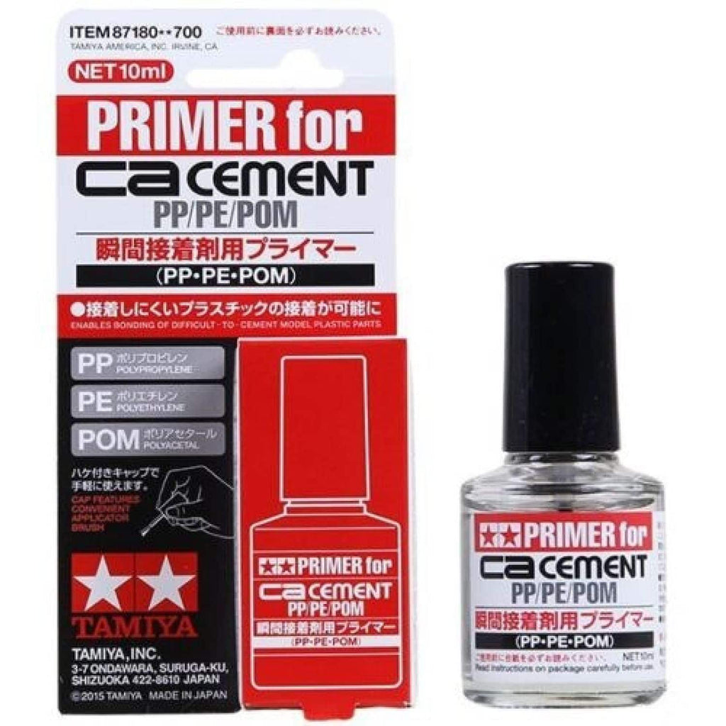 Tamiya - 87180 - Primer for Tamiya CA Cement (PP/PE/POM)