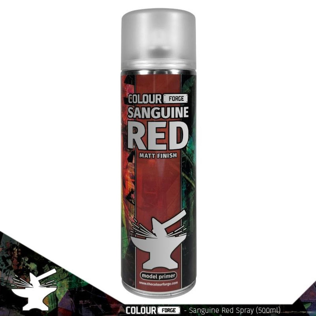 Colour Forge - TCF-SPR-018 - Aerosol Spray Primer - Sanguine Red 500ml