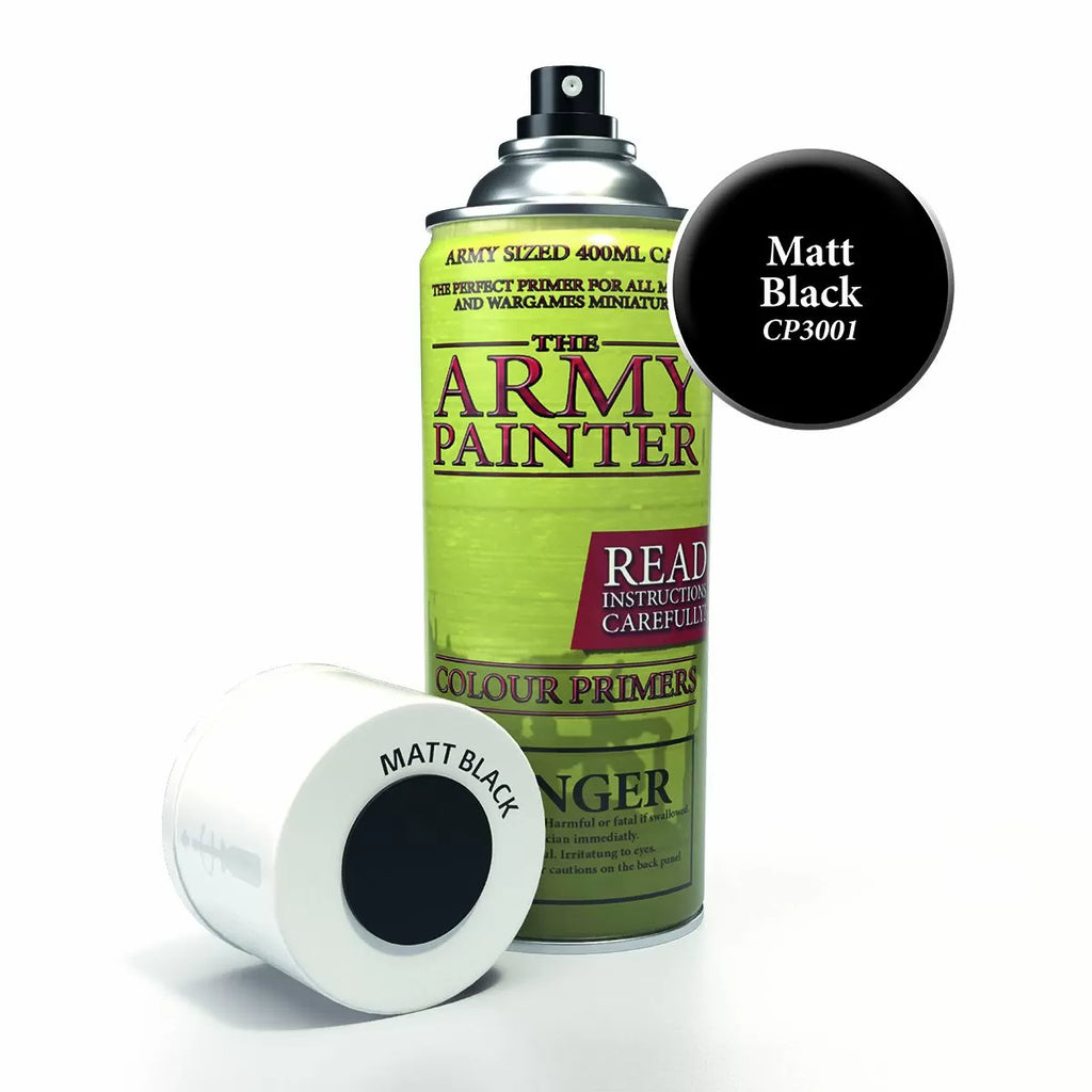 Army Painter - CP3001 - Matt Black Undercoat - Primer Spray