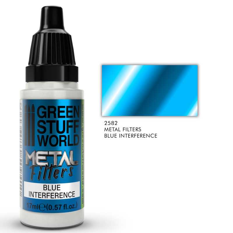 Green Stuff World - 2582 - Metal Filters - Blue Interference 17ml