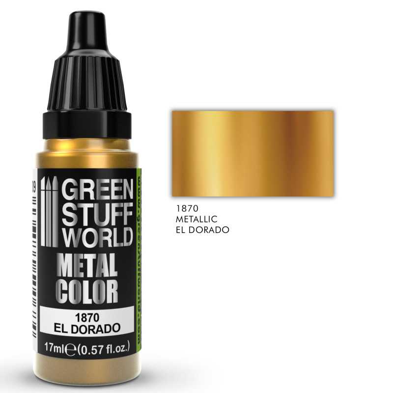 Green Stuff World - 1870 - Metallic Paint El Dorado 17ml