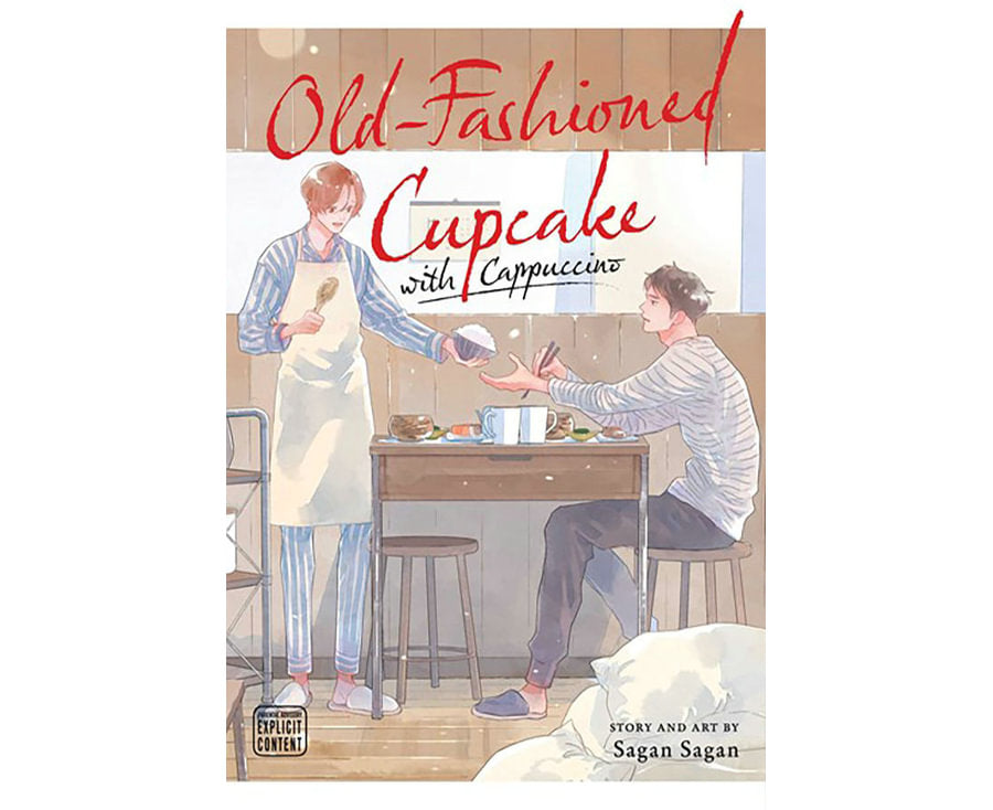 Old-Fashioned Cupcake with Cappuccino
