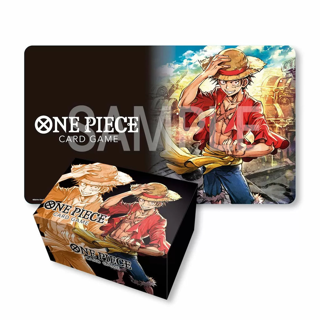 One Piece Card Game Playmat and Storage Box Set Monkey.D.Luffy