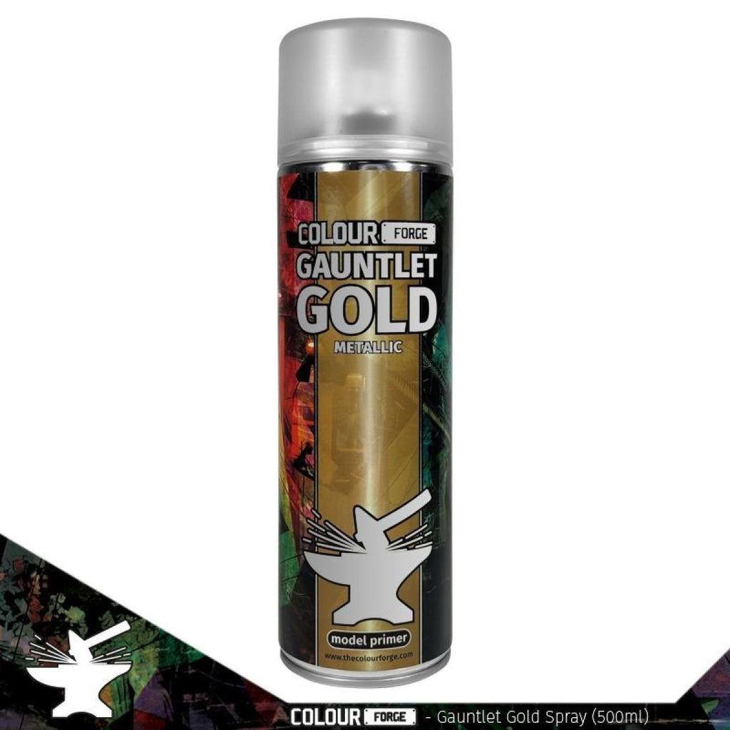 Colour Forge - TCF-SPR-019 - Aerosol Spray Primer - Gauntlet Gold 500ml
