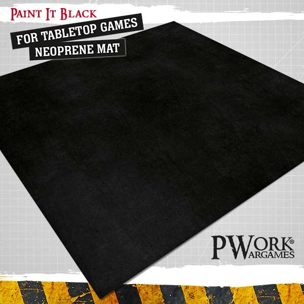 PWork - Paint It Black - Tabletop Board Game Mat - 22X30"