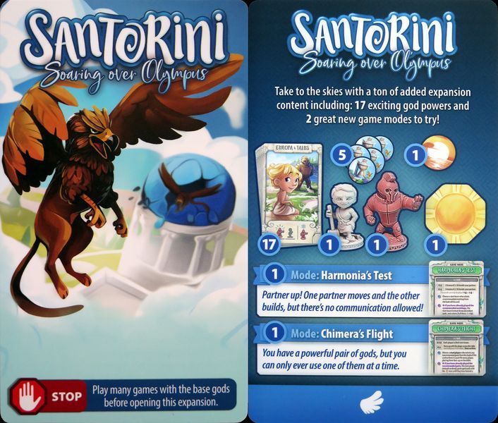 Santorini - God Pack Soaring Over Mount Olympus