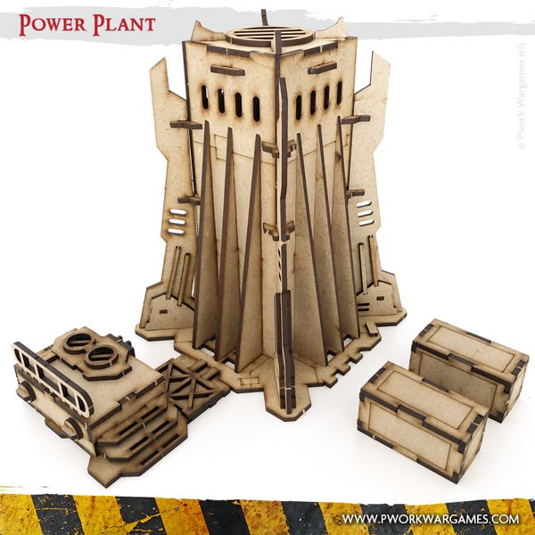 PWork - Power Plant - MDF Terrain Scenery