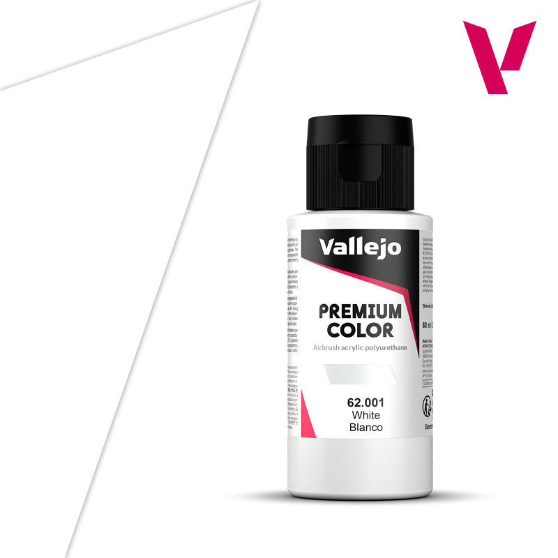 Vallejo - 62.001 - Premium Colour - White 60 ml